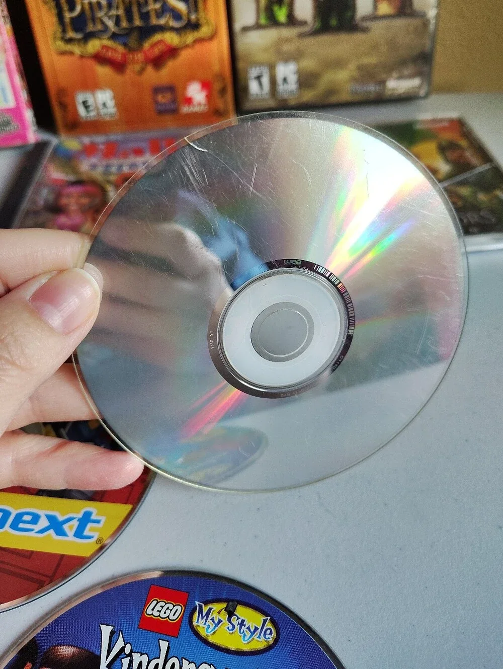 Large Lot Vintage Used PC Computer Games -Mall Tycoon, Age Of Empires, Barbie+